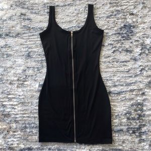 Black zipper dress by Beachside Bunny